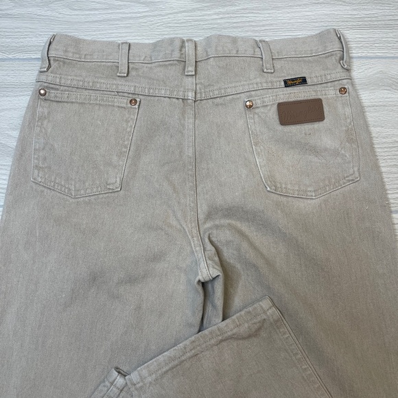 Wrangler 936TAN Cowboy Cut Slim Fit Western Jeans Men’s Size 36”Wx34”L - Picture 4 of 12